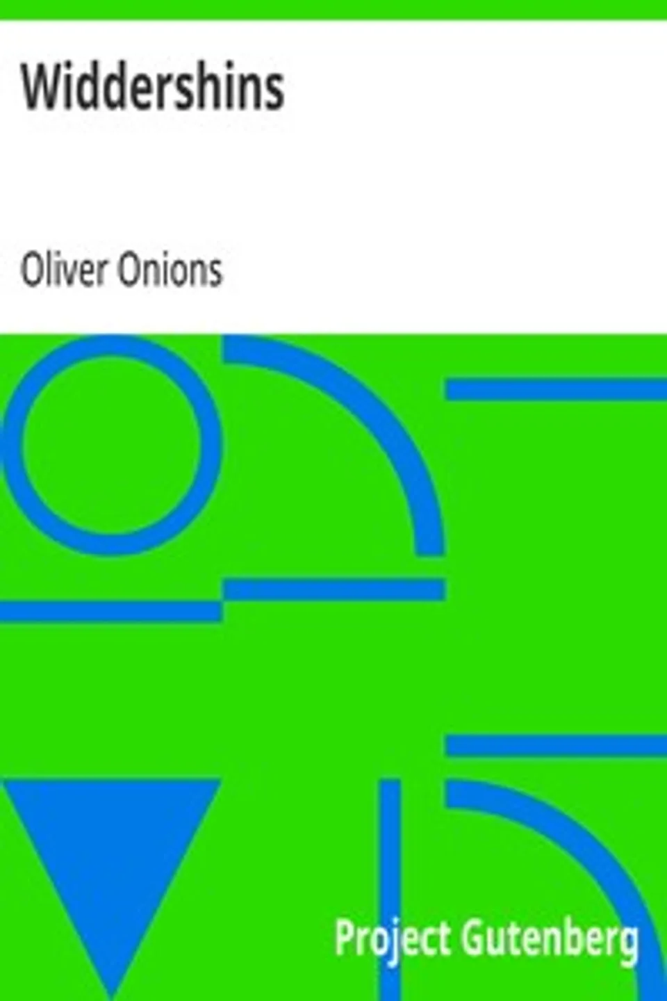Widdershins, Oliver Onions
