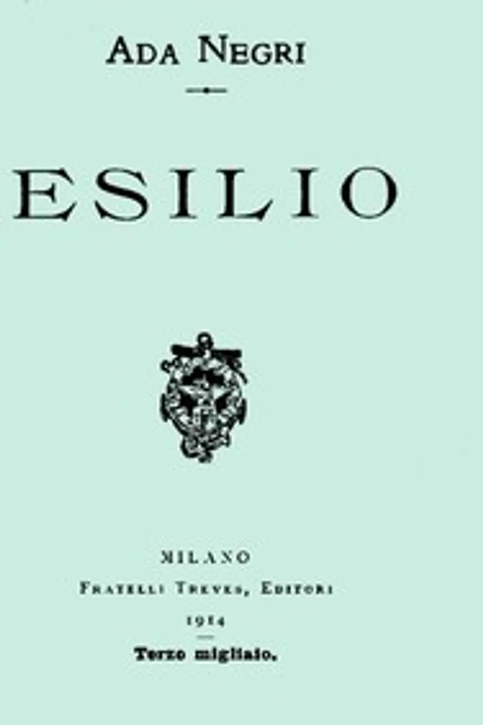 Esilio, Ada Negri