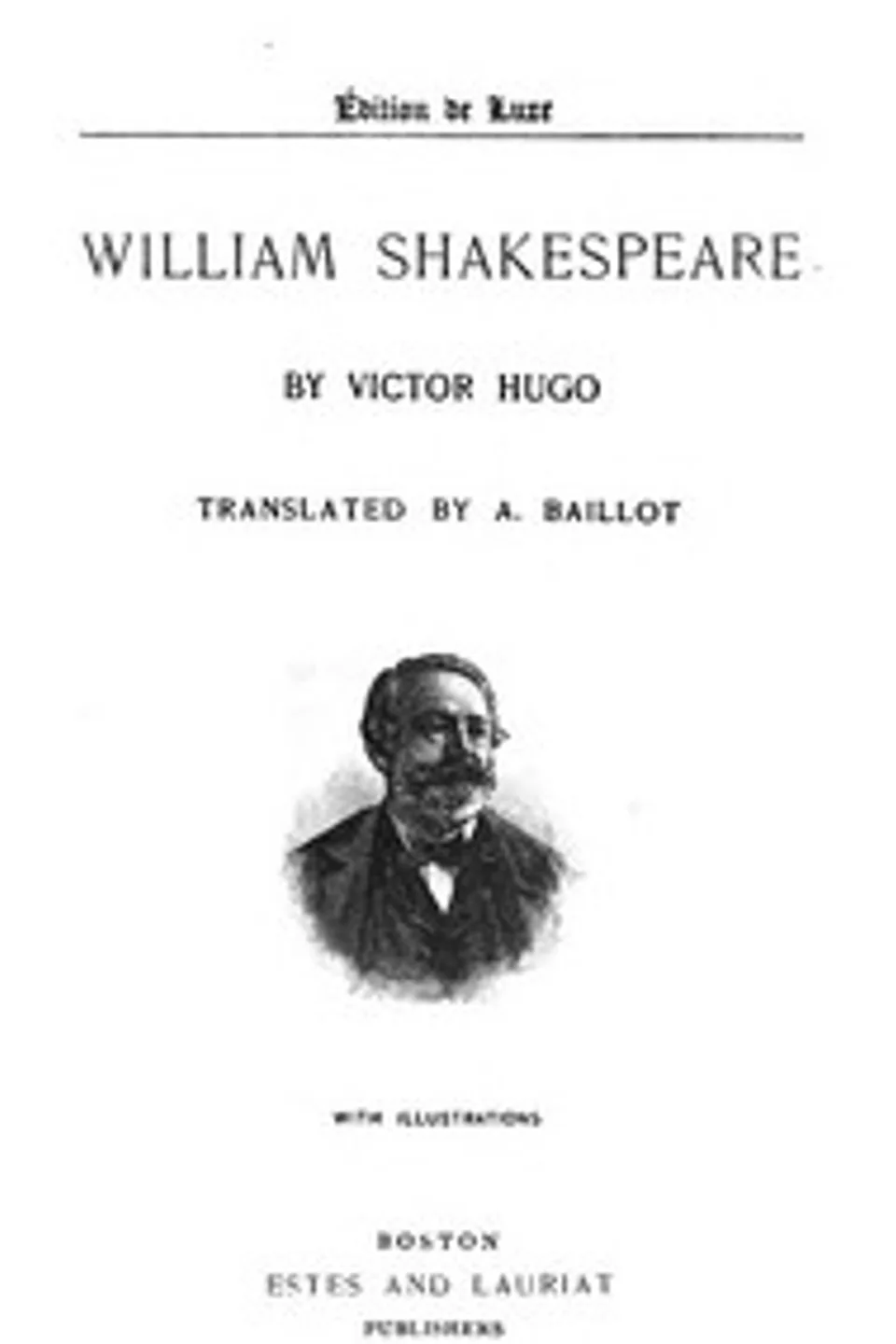 William Shakespeare, Victor Hugo