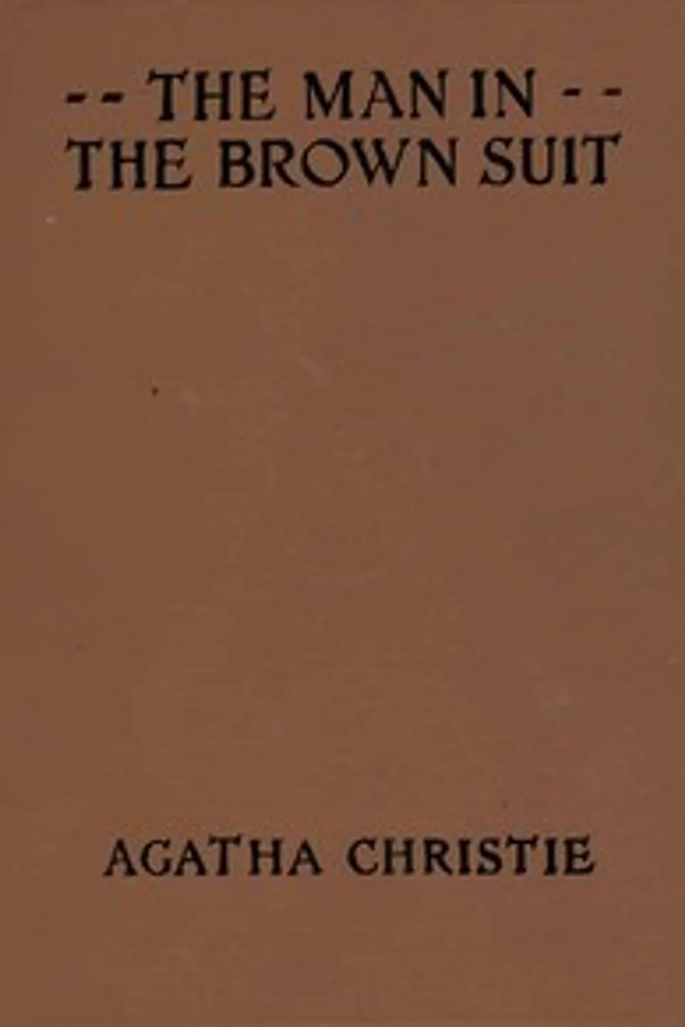 Der Mann im braunen Anzug, Agatha Christie