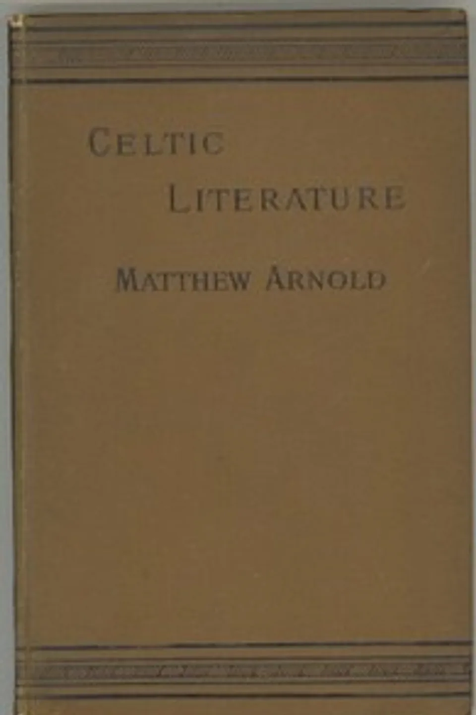 Celtic Literature, Matthew Arnold