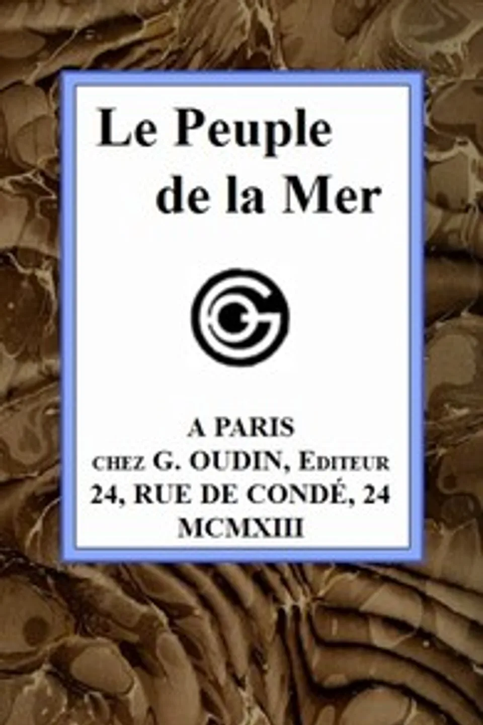 Le Peuple de la mer, Marc Elder