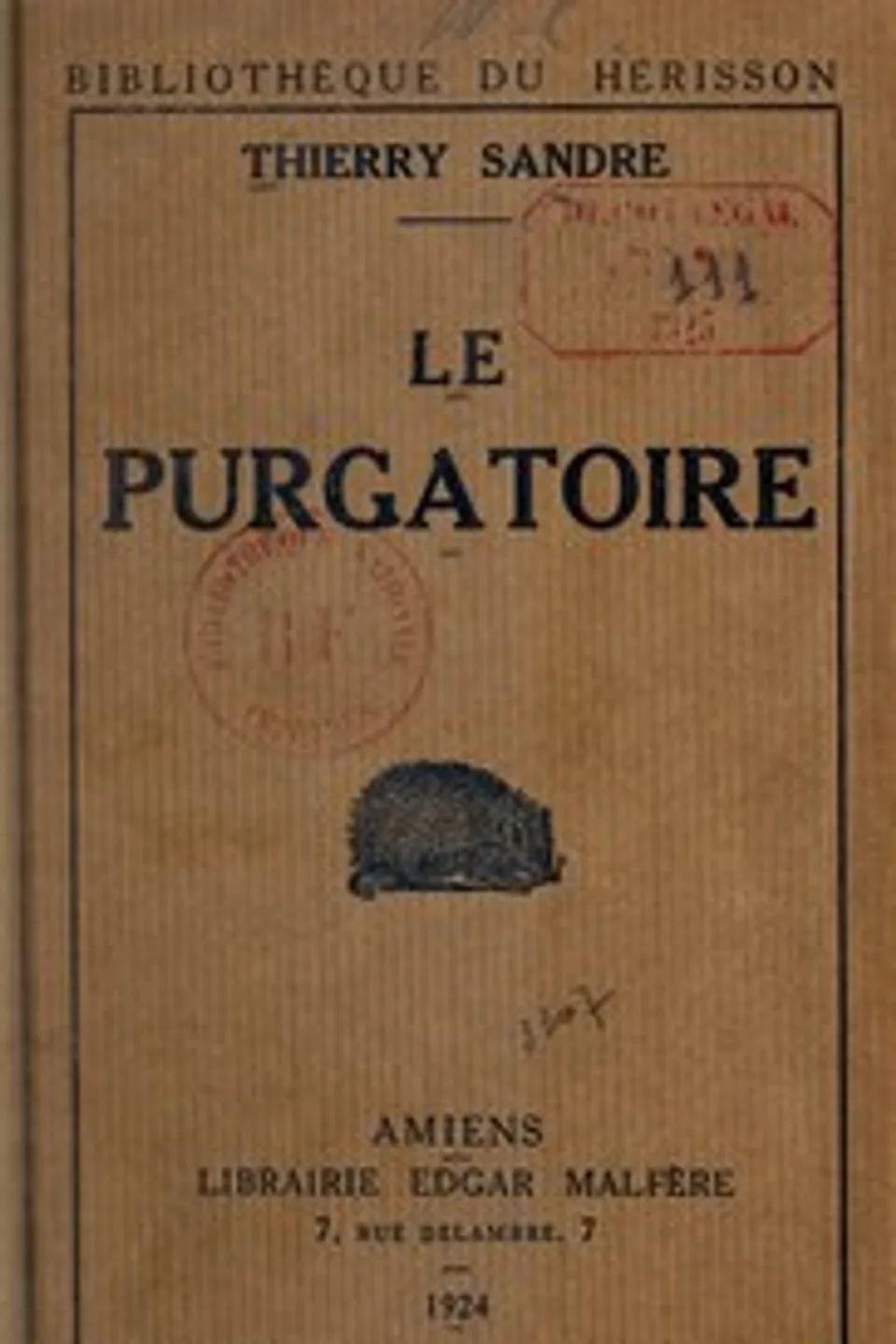 Le Purgatoire, Thierry Sandre