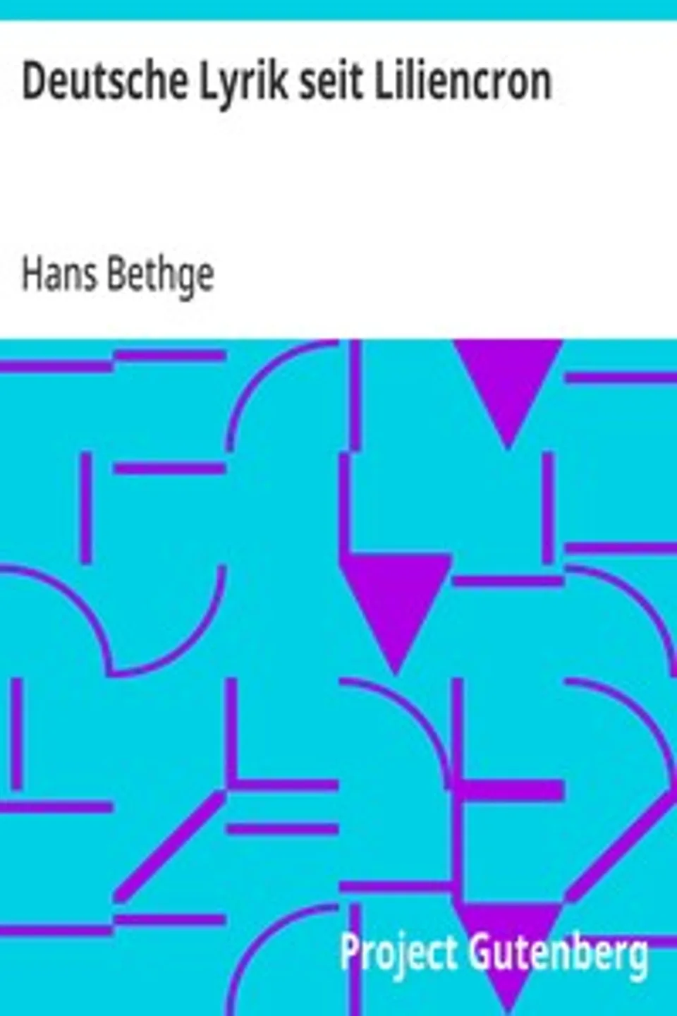 Deutsche Lyrik seit Liliencron