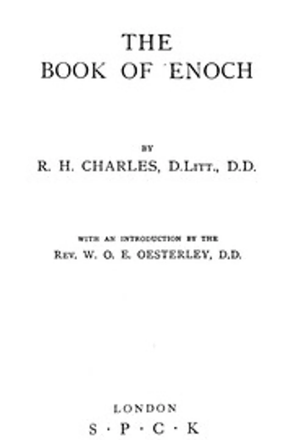 The book of Enoch