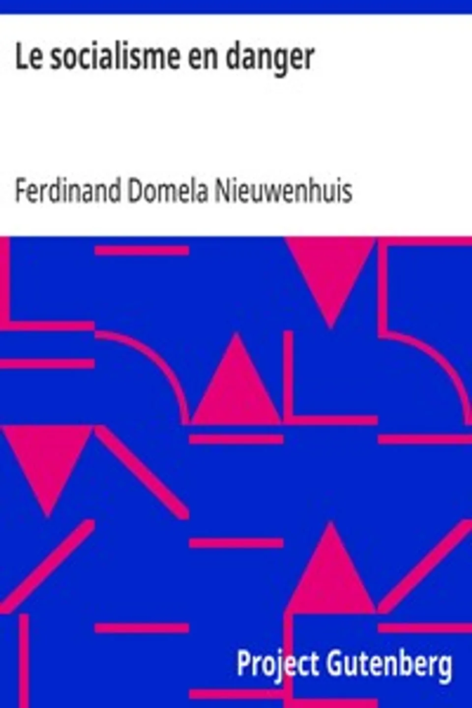 Le socialisme en danger, Ferdinand Domela Nieuwenhuis