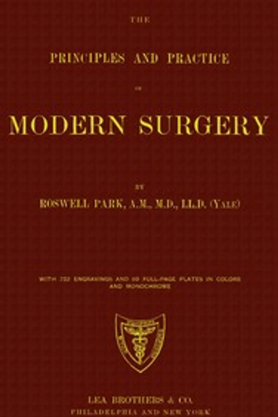 The principles and practice of modern surgery, Roswell Park