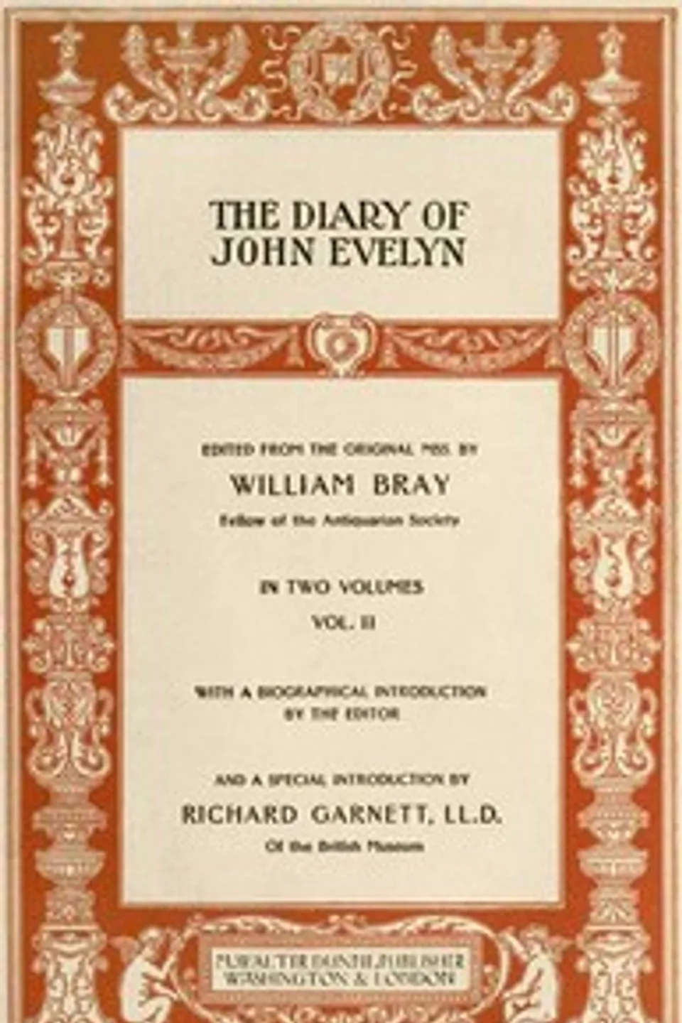 The Diary of John Evelyn (Volume 2 of 2), John Evelyn