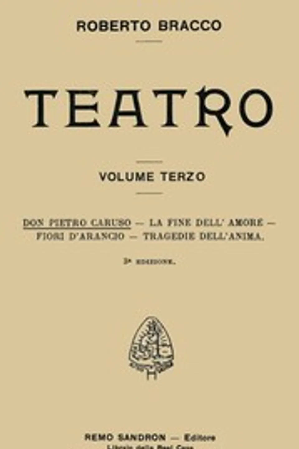 Don Pietro Caruso, Roberto Bracco