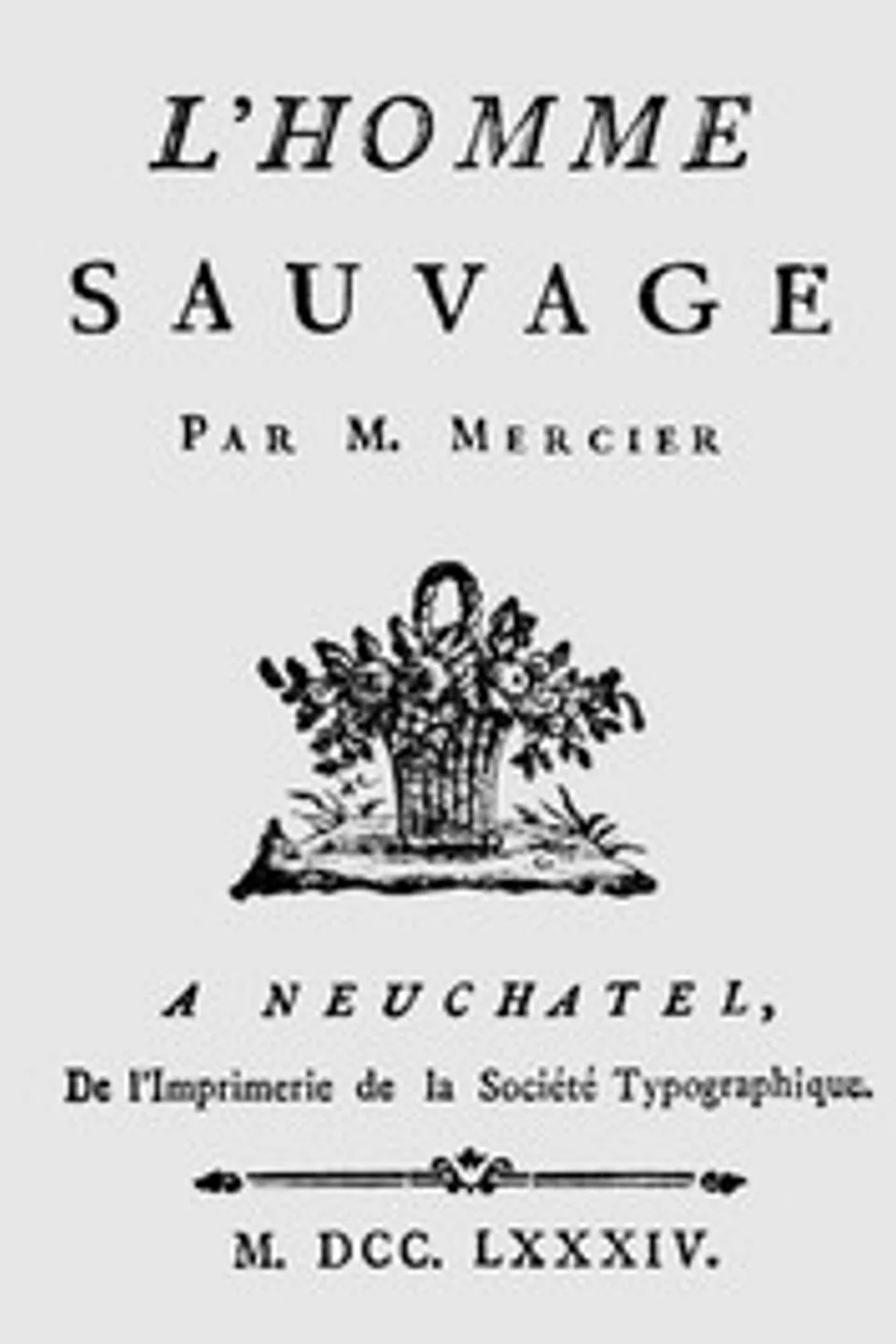 L'homme sauvage, Johann Gottlob Benjamin Pfeil