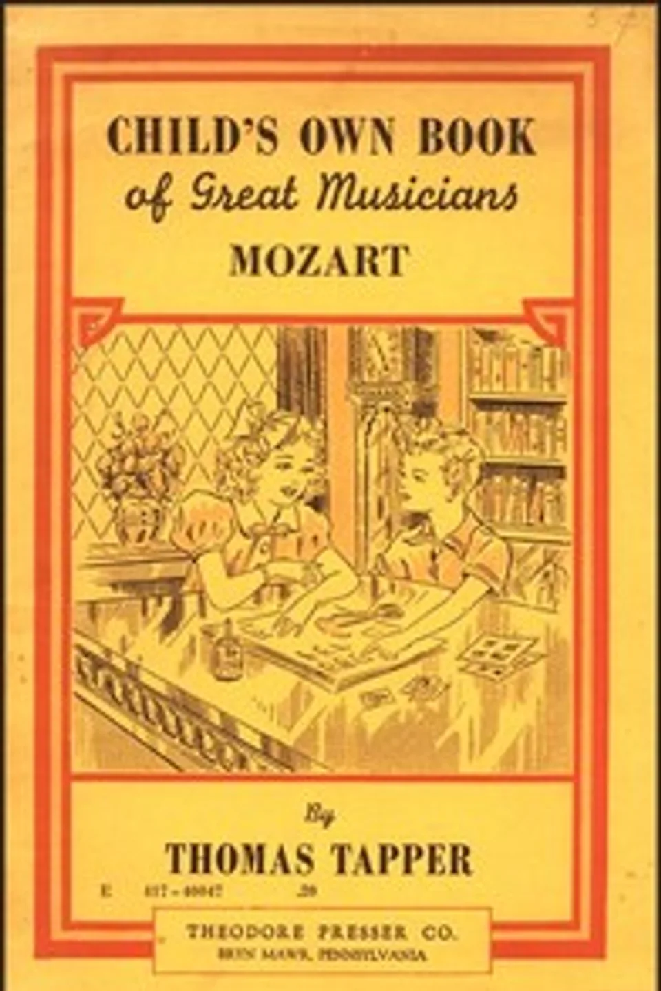 Mozart : The story of a little boy and his sister who gave concerts, Thomas Tapper
