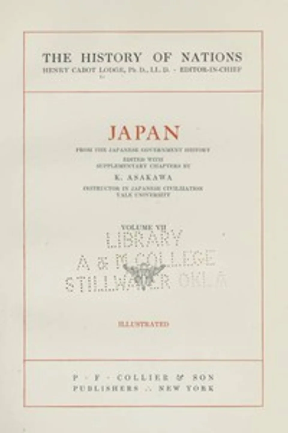 Japan: From the Japanese Government History