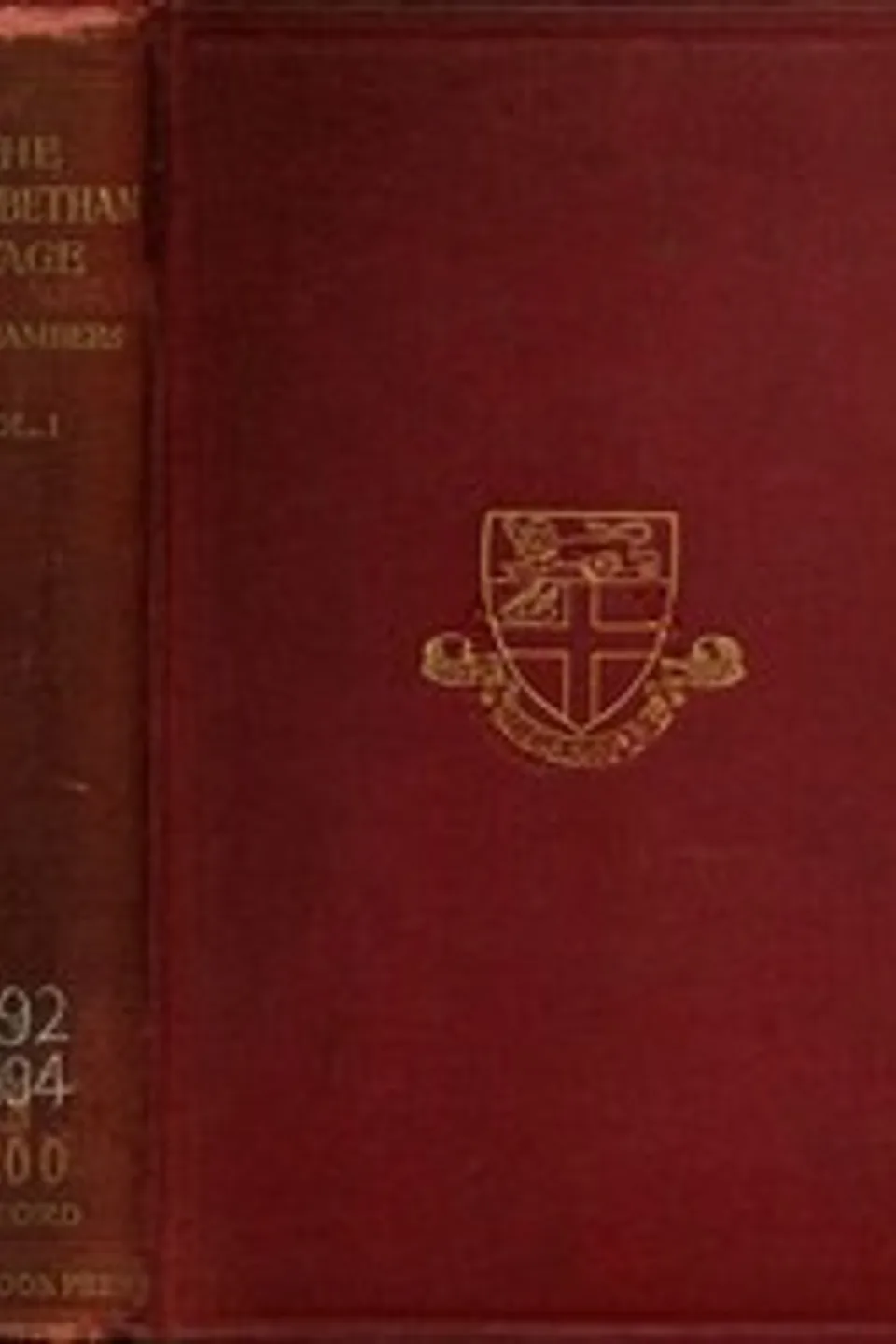 The Elizabethan Stage, Vol. 1, E. K. (Edmund Kerchever) Chambers