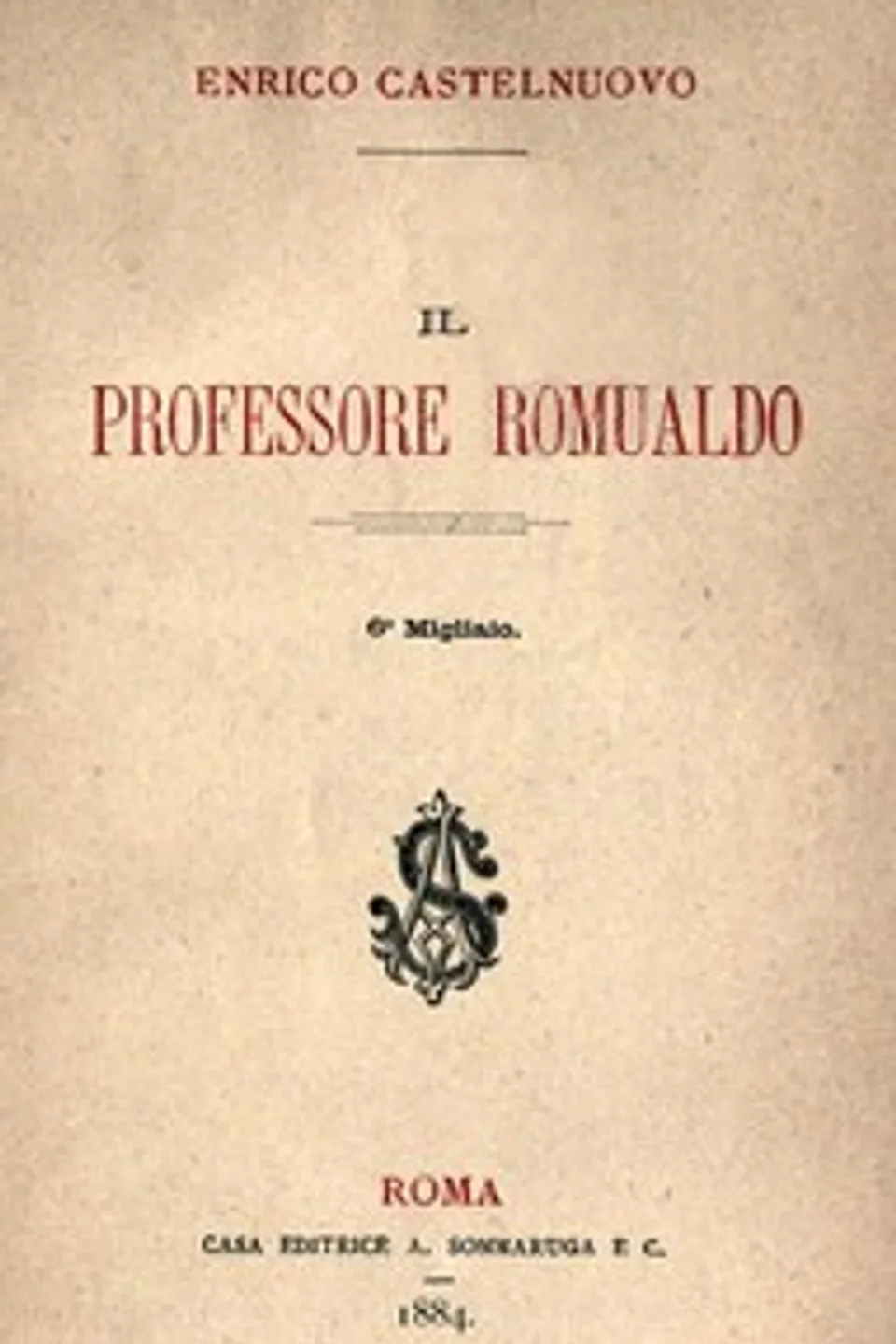 Il Professore Romualdo, Enrico Castelnuovo