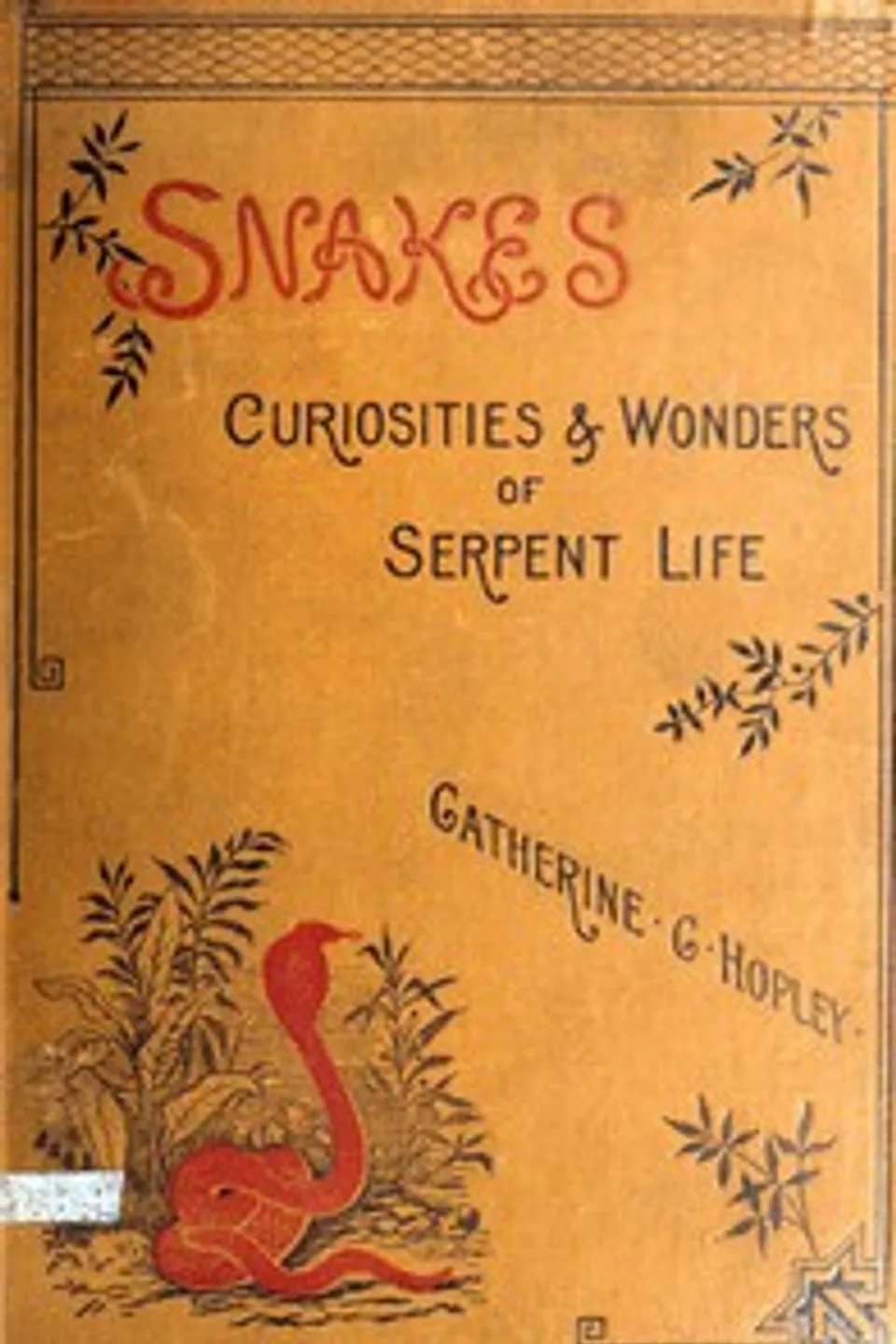 Snakes: Curiosities and Wonders of Serpent Life, Catherine Cooper Hopley