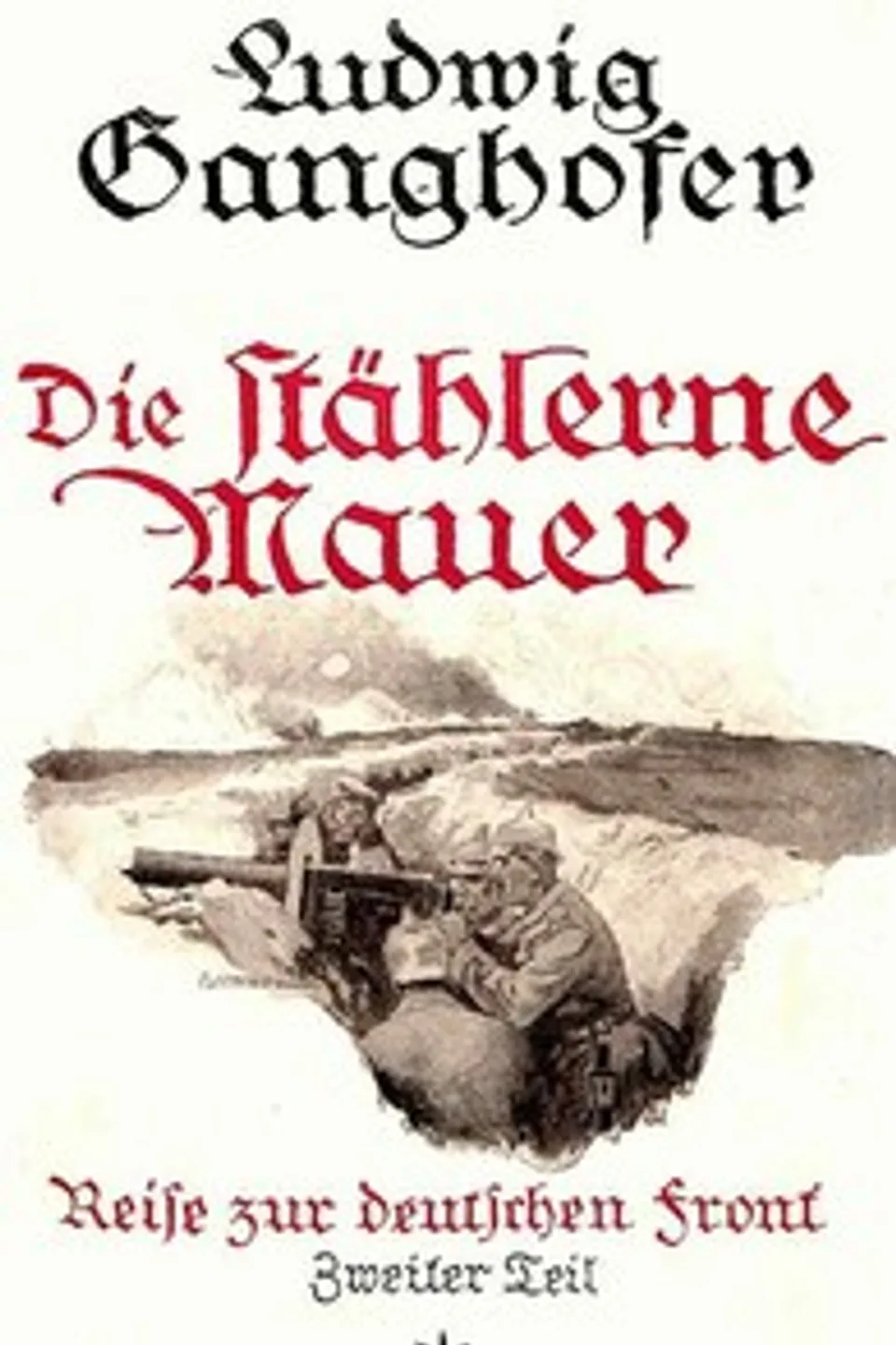 Die stählerne Mauer: Reise zur deutschen Front, 1915, Zweiter Teil, Ludwig Ganghofer