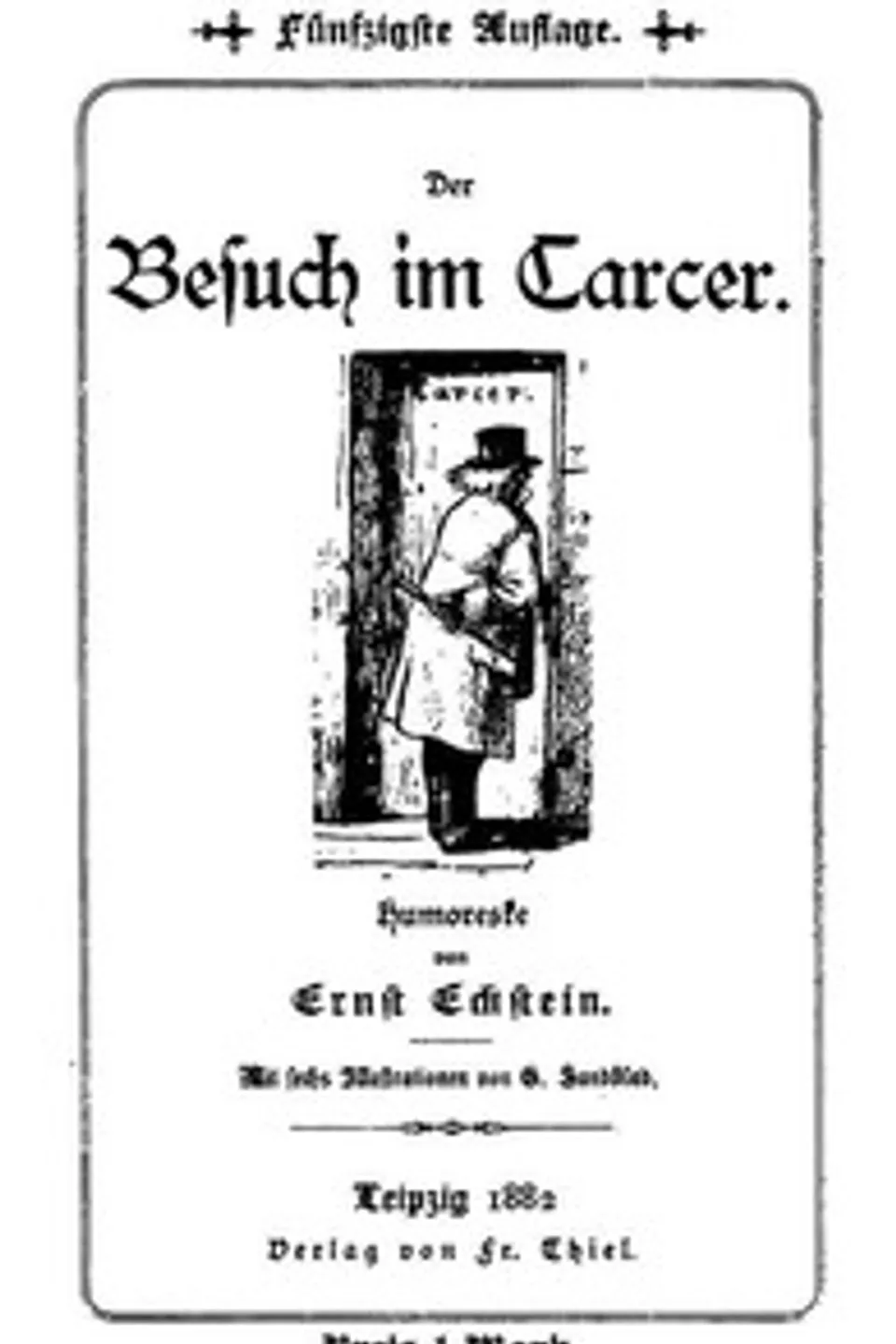 Der Besuch im Carcer., Ernst Eckstein