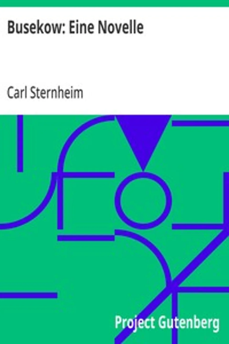 Busekow, Carl Sternheim