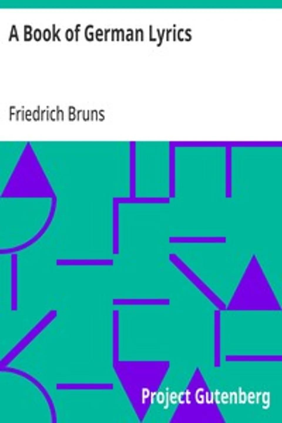 A Book of German Lyrics