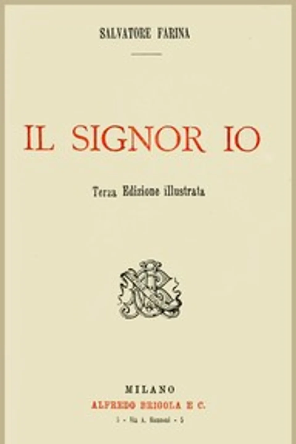 Il signor Io, Salvatore Farina