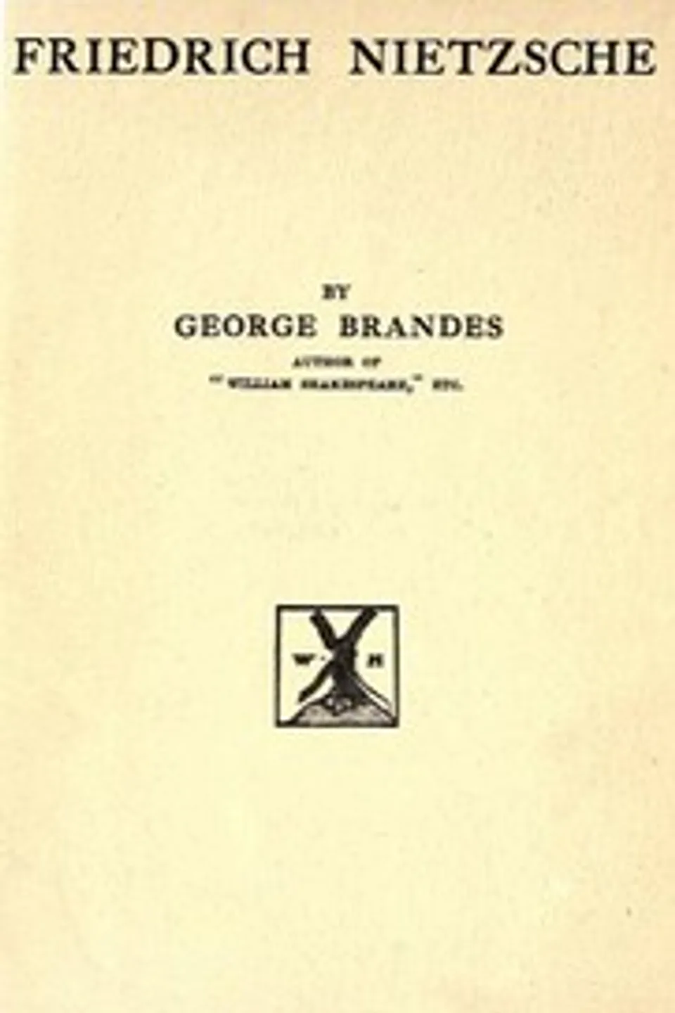 Friedrich Nietzsche, Georg Brandes