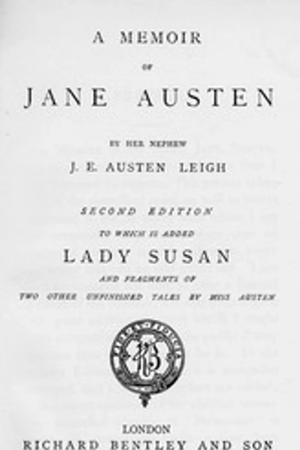 Memoir of Jane Austen, James Edward Austen-Leigh