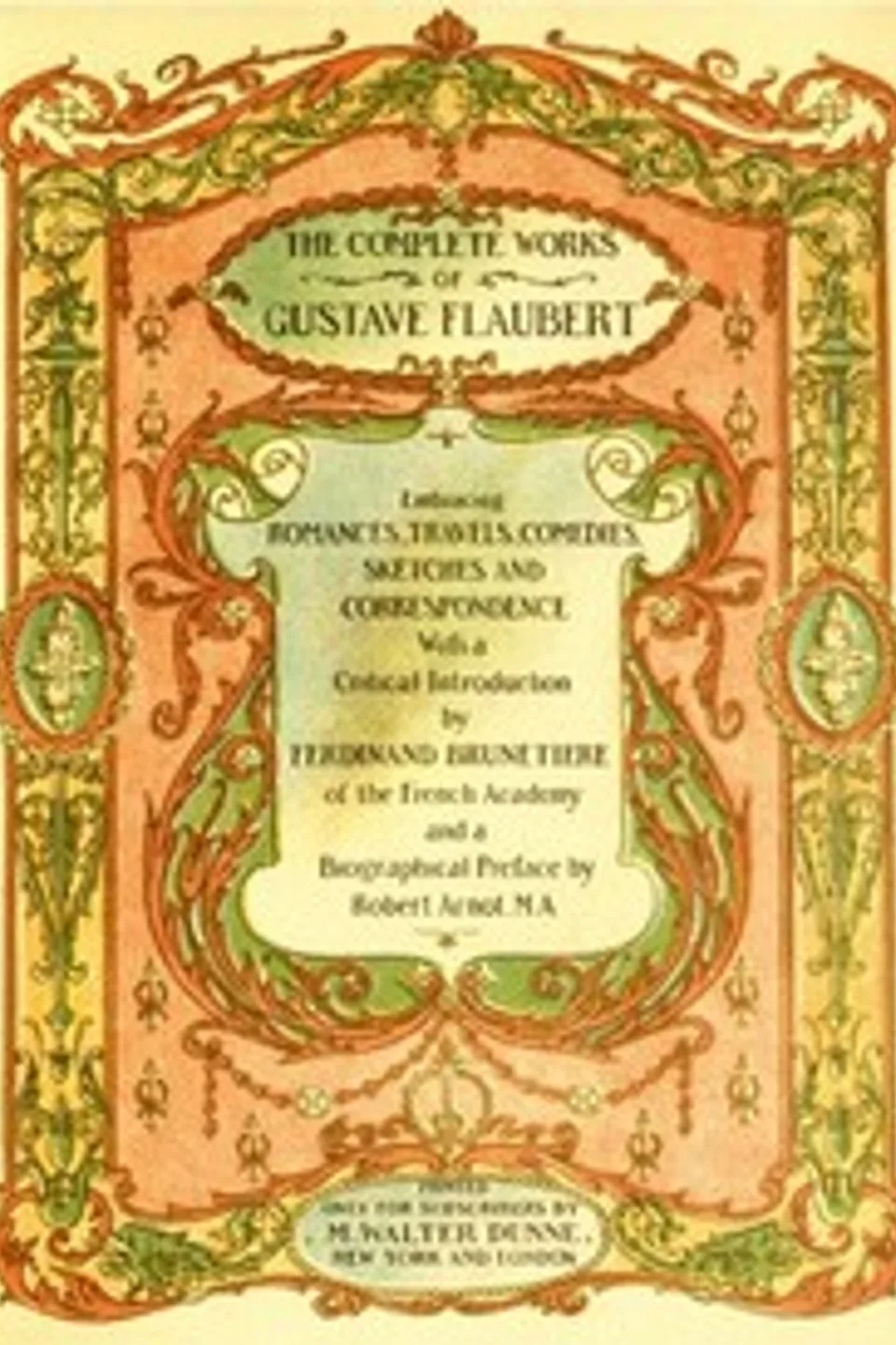 Sentimental Education; Or, The History of a Young Man. Volume 2, Gustave Flaubert