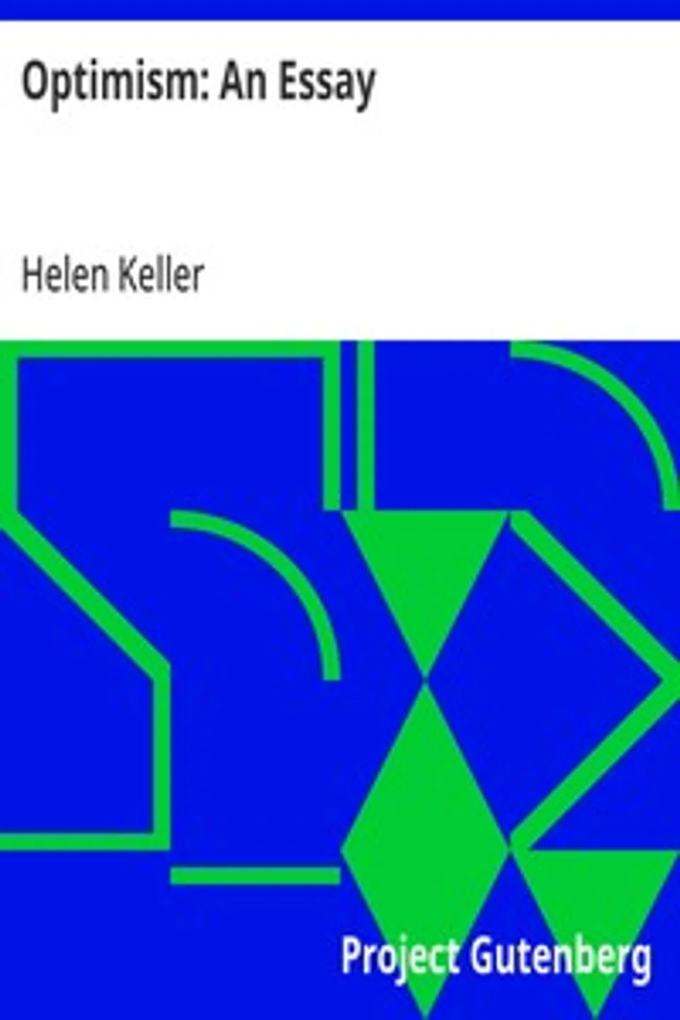 Optimism, Helen Keller