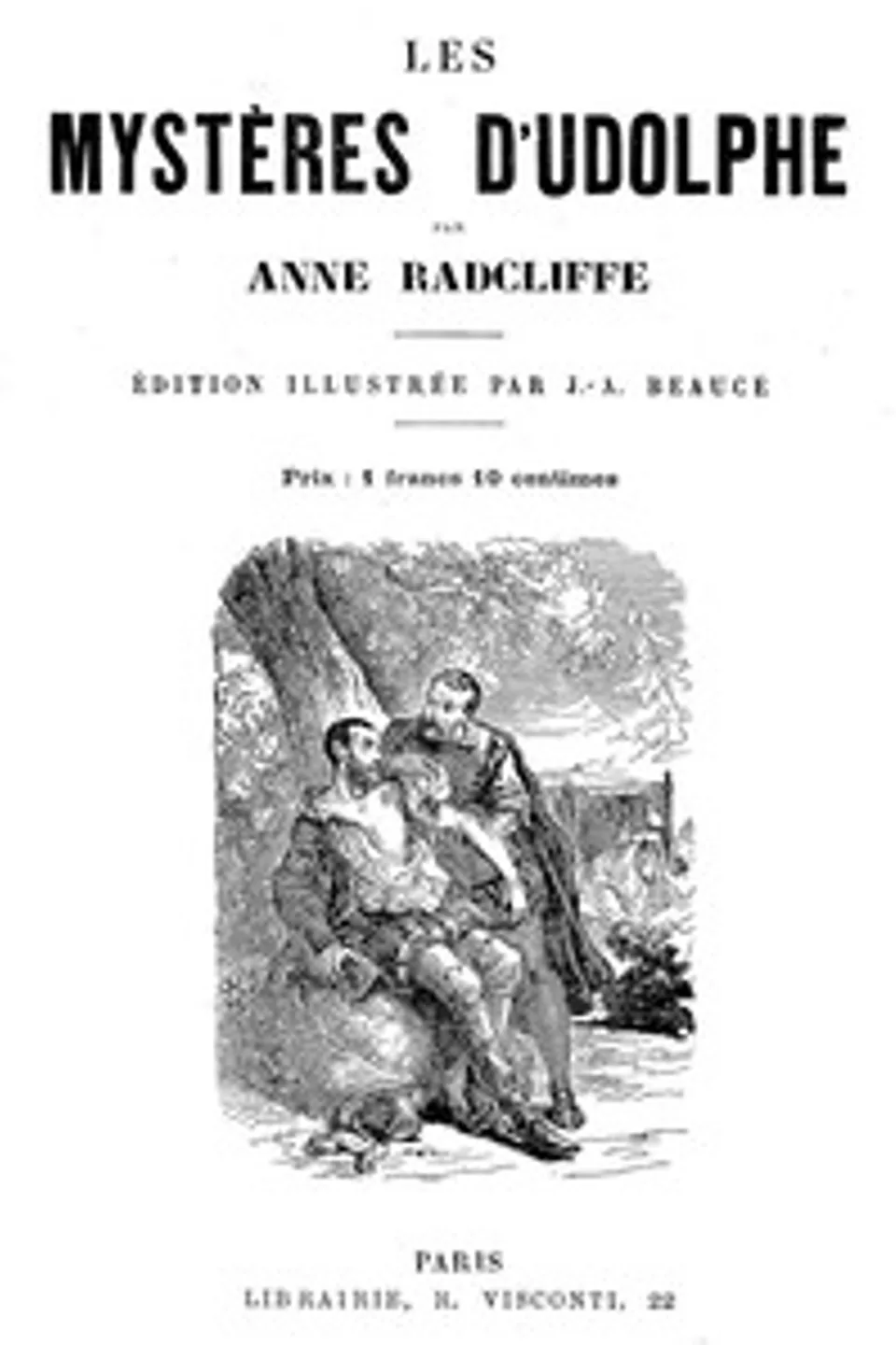 Les mystères d'Udolphe, Ann Ward Radcliffe