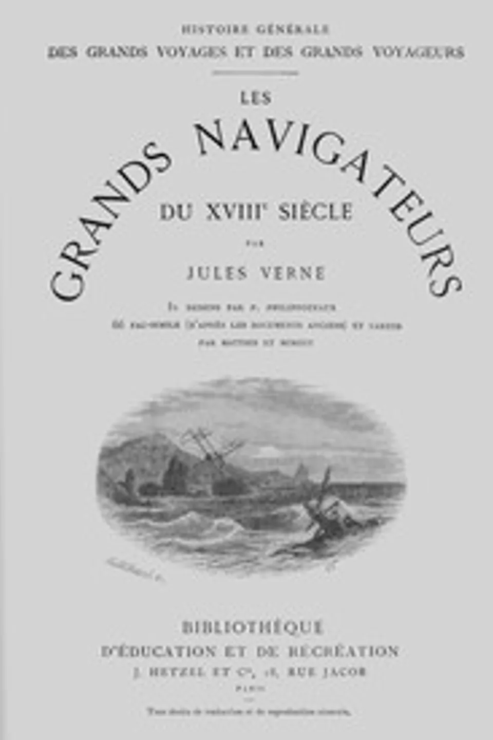 Les grands navigateurs du XVIIIe siècle, Jules Verne