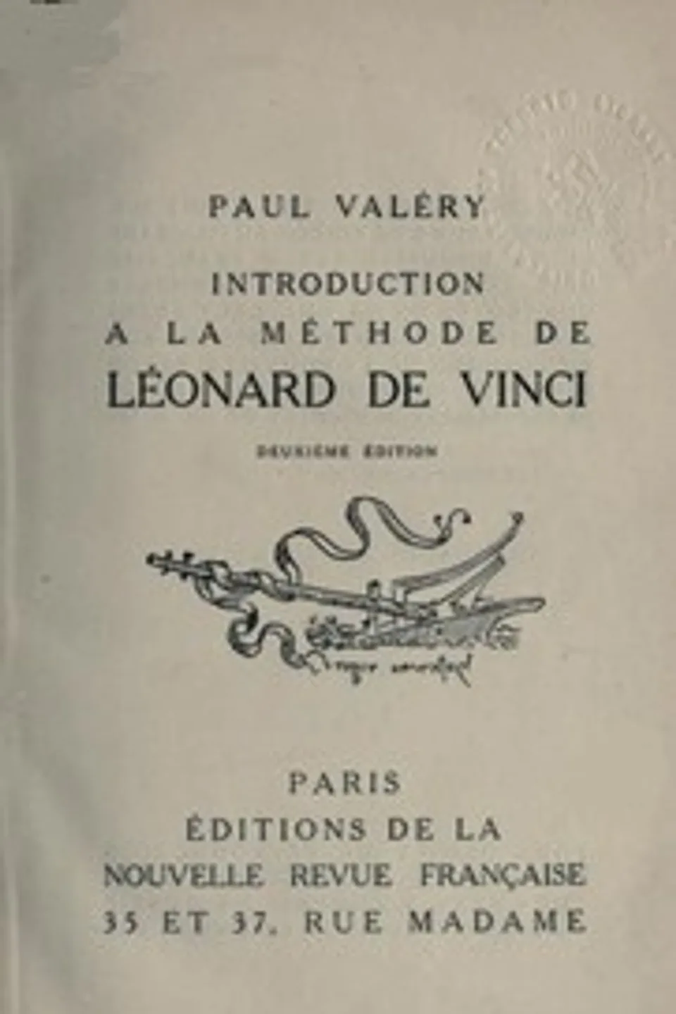Introduction à la méthode de Léonard de Vinci, Paul Valéry