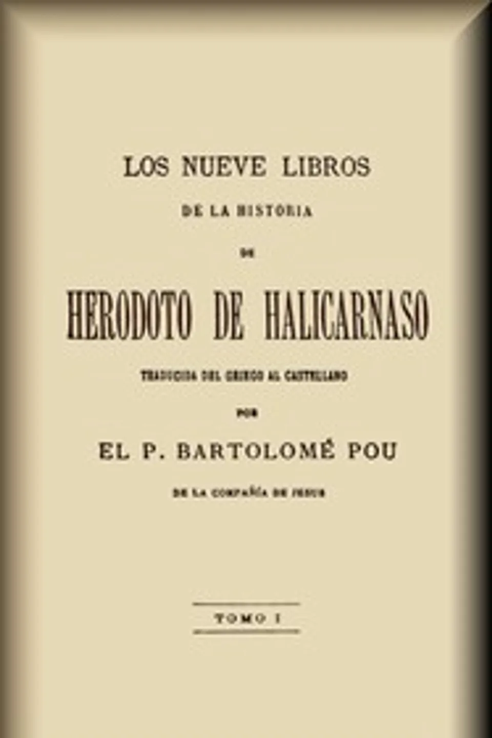 Los nueve libros de la Historia (1 de 2), Herodotus
