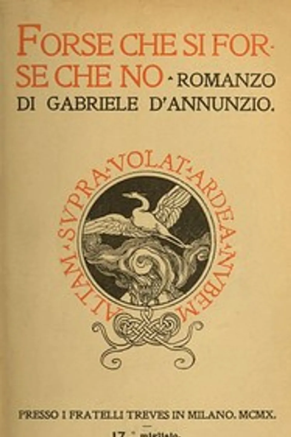 Forse che sì forse che no, Gabriele D'Annunzio