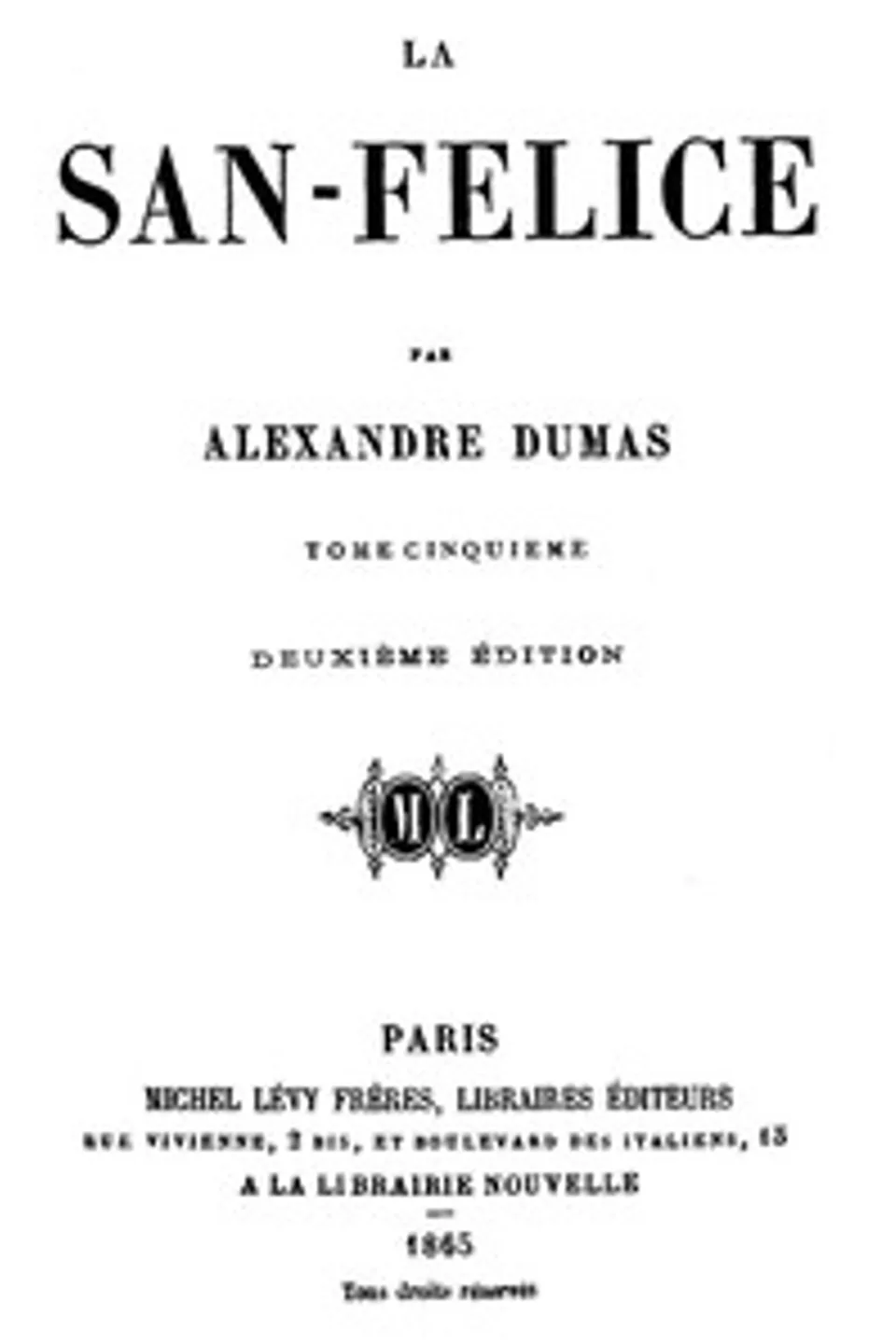 La San-Felice, Tome 05, Alexandre Dumas