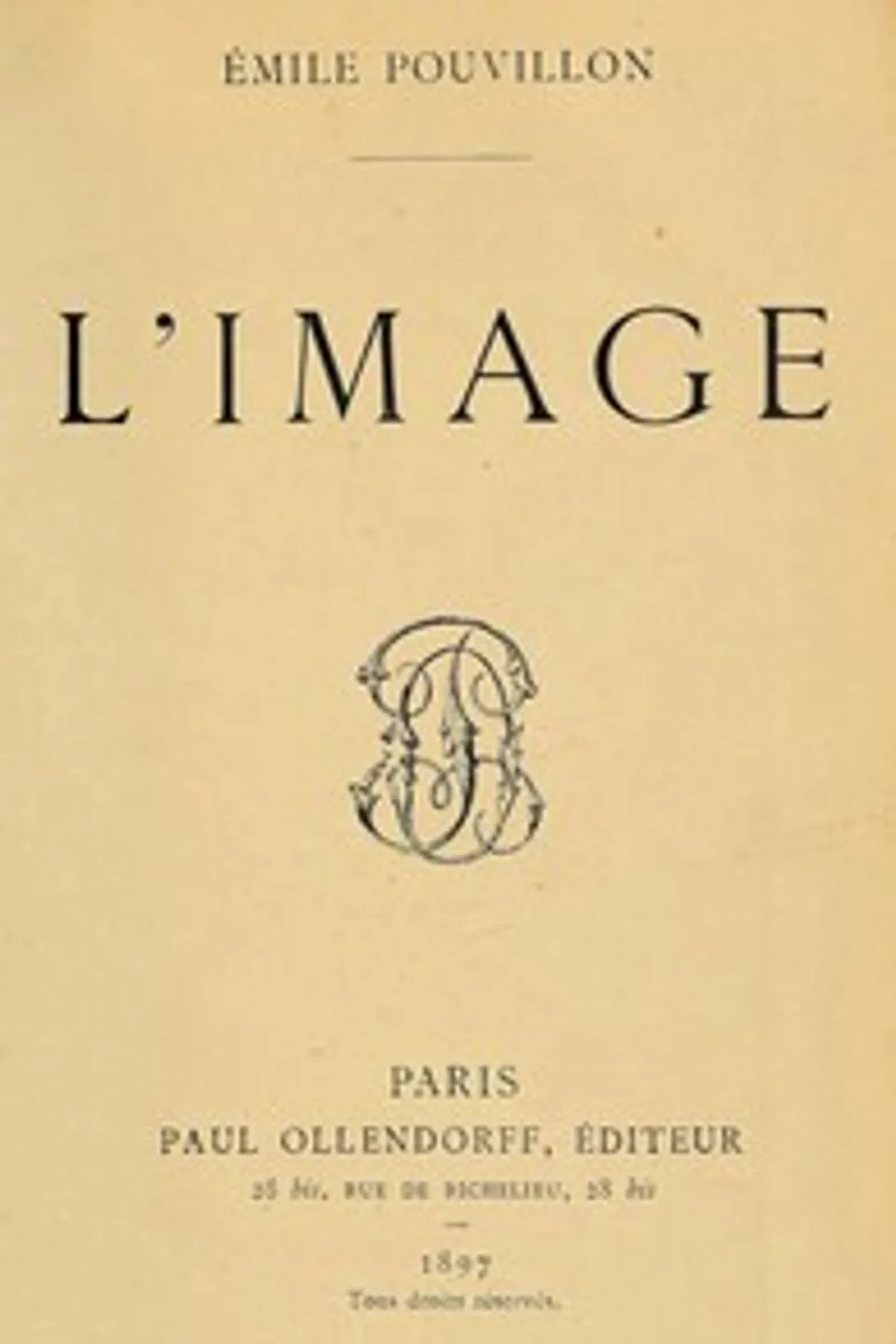 L'image, Emile Pouvillon