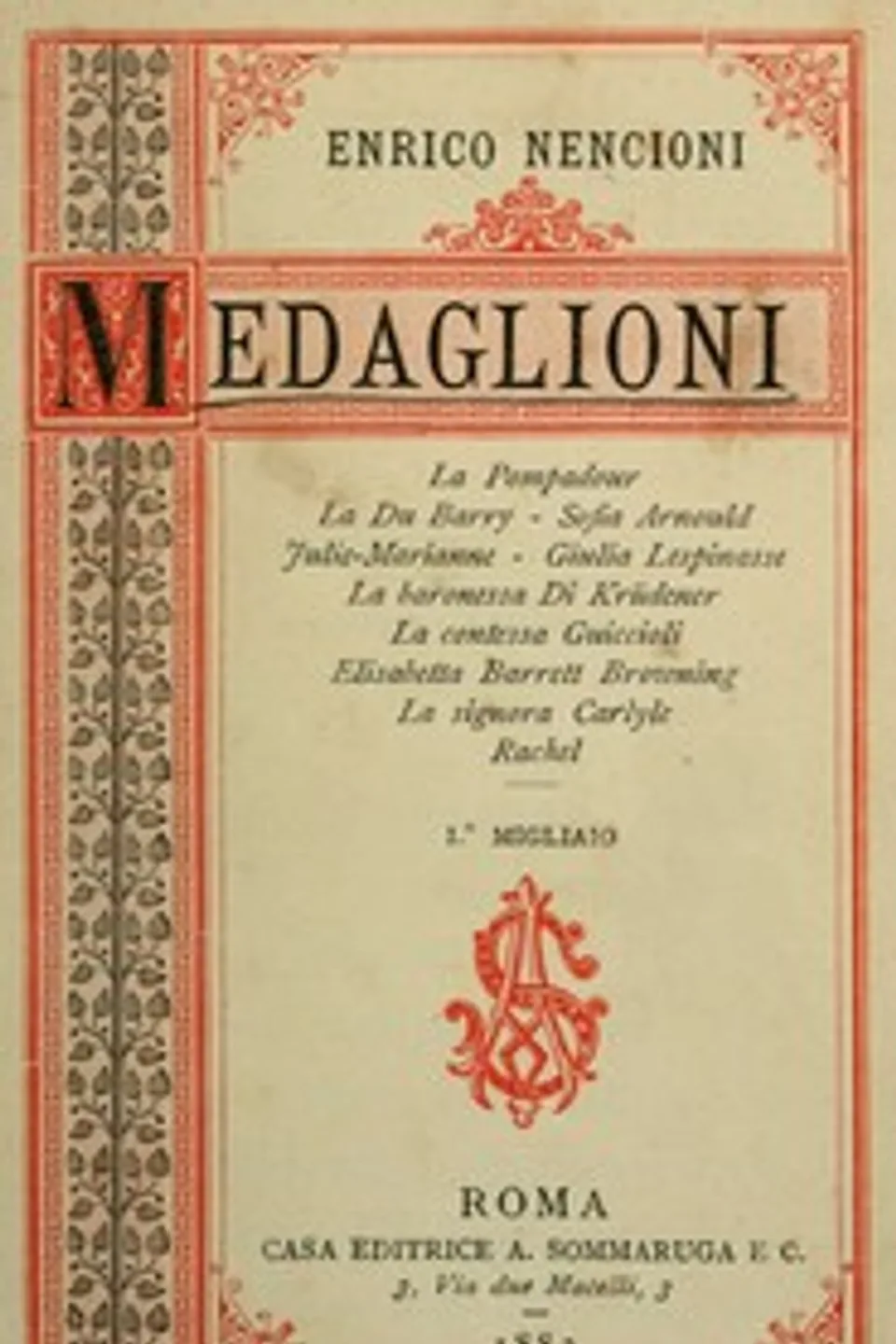 Medaglioni, Enrico Nencioni