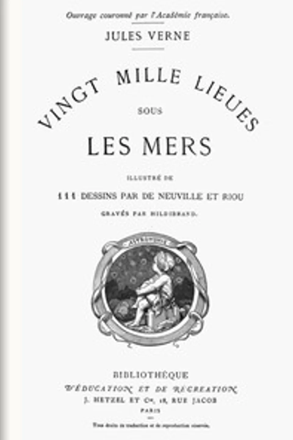 Vingt mille lieues sous les mers, Jules Verne