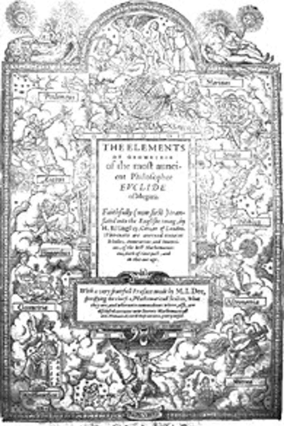 The Mathematicall Praeface to Elements of Geometrie of Euclid of Megara, John Dee