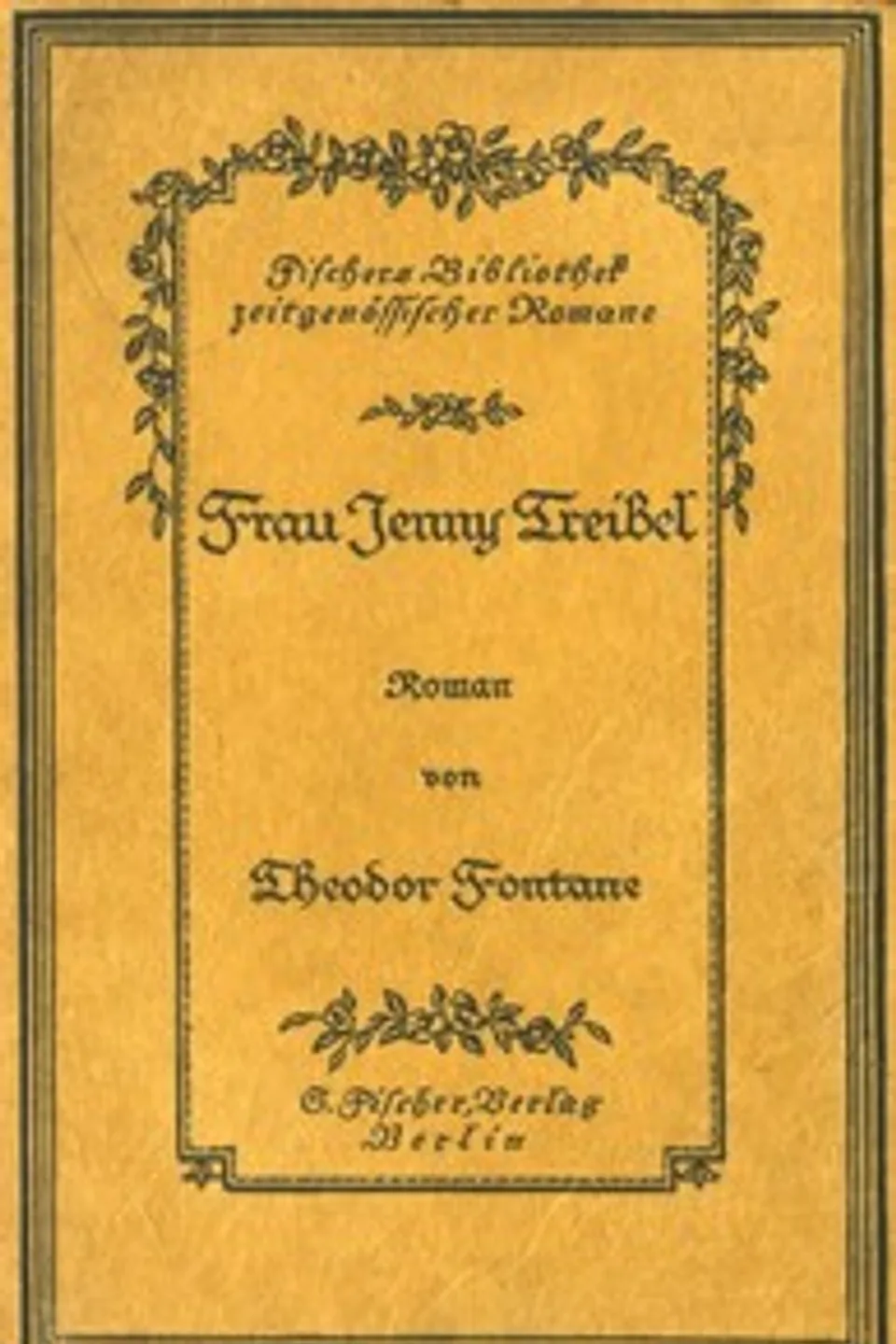 Frau Jenny Treibel: Roman aus der Berliner Gesellschaft, Theodor Fontane