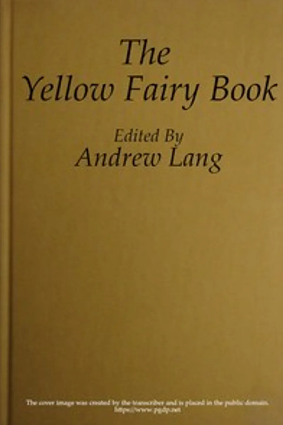 The Yellow Fairy Book