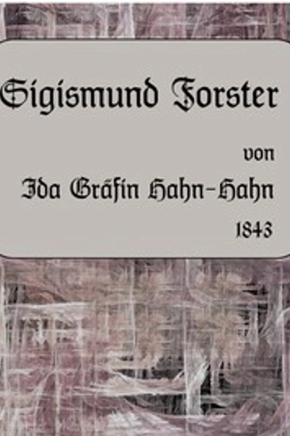 Sigismund Forster, Ida Hahn-Hahn