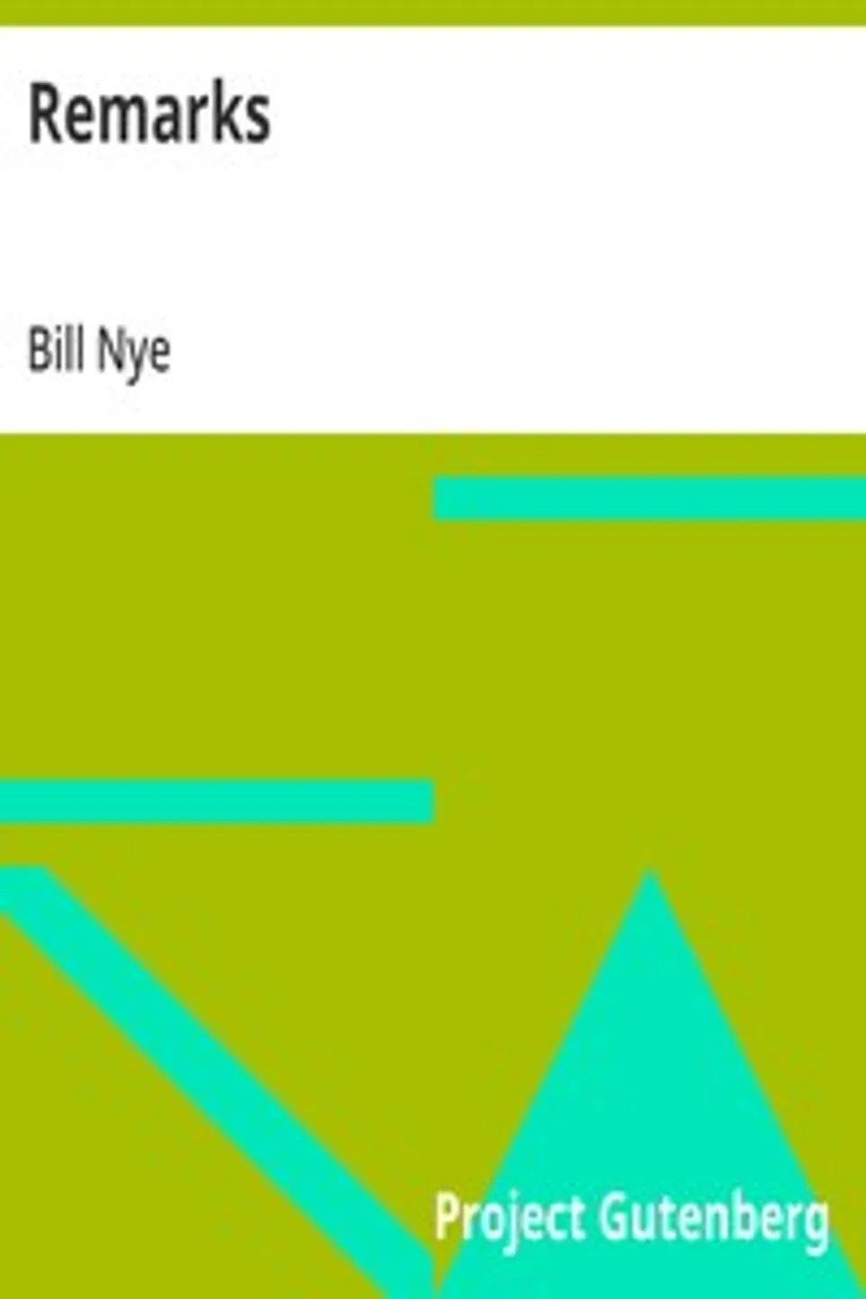 Remarks, Bill Nye