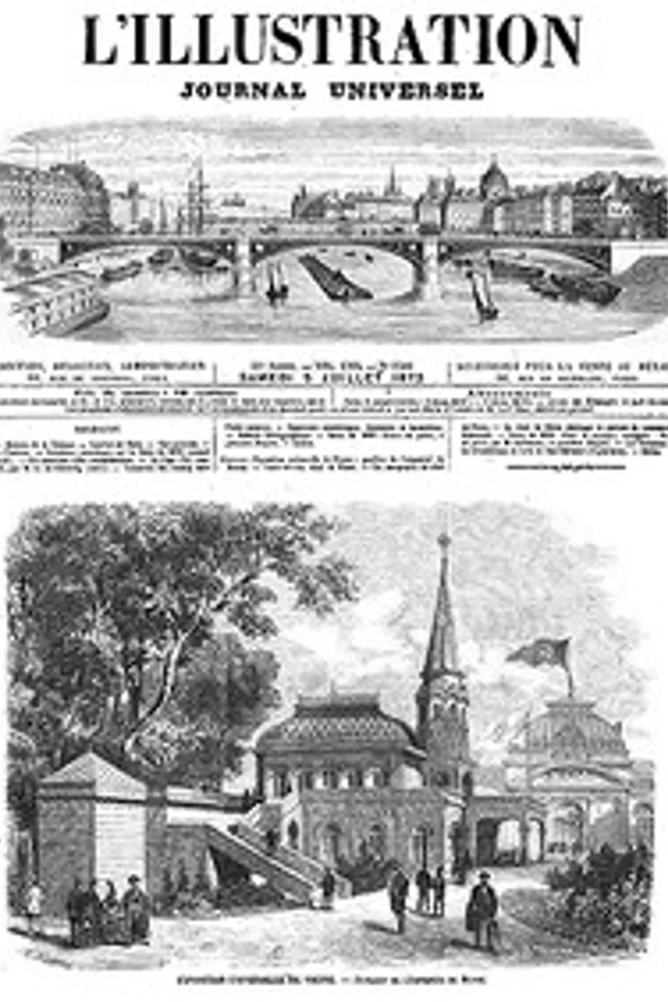 L'Illustration, No. 1584, 5 Juillet 1873, Various