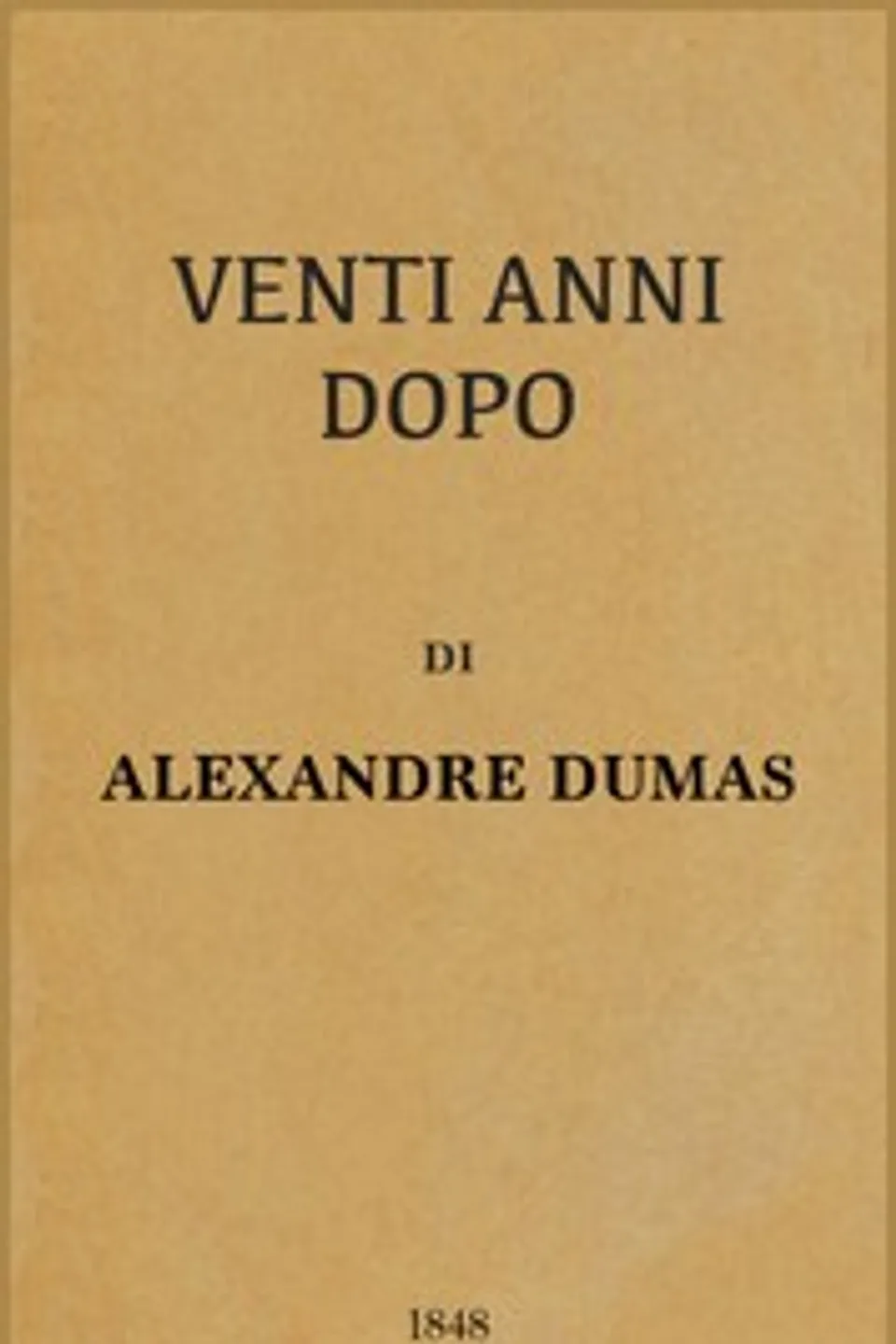 Venti anni dopo, Alexandre Dumas