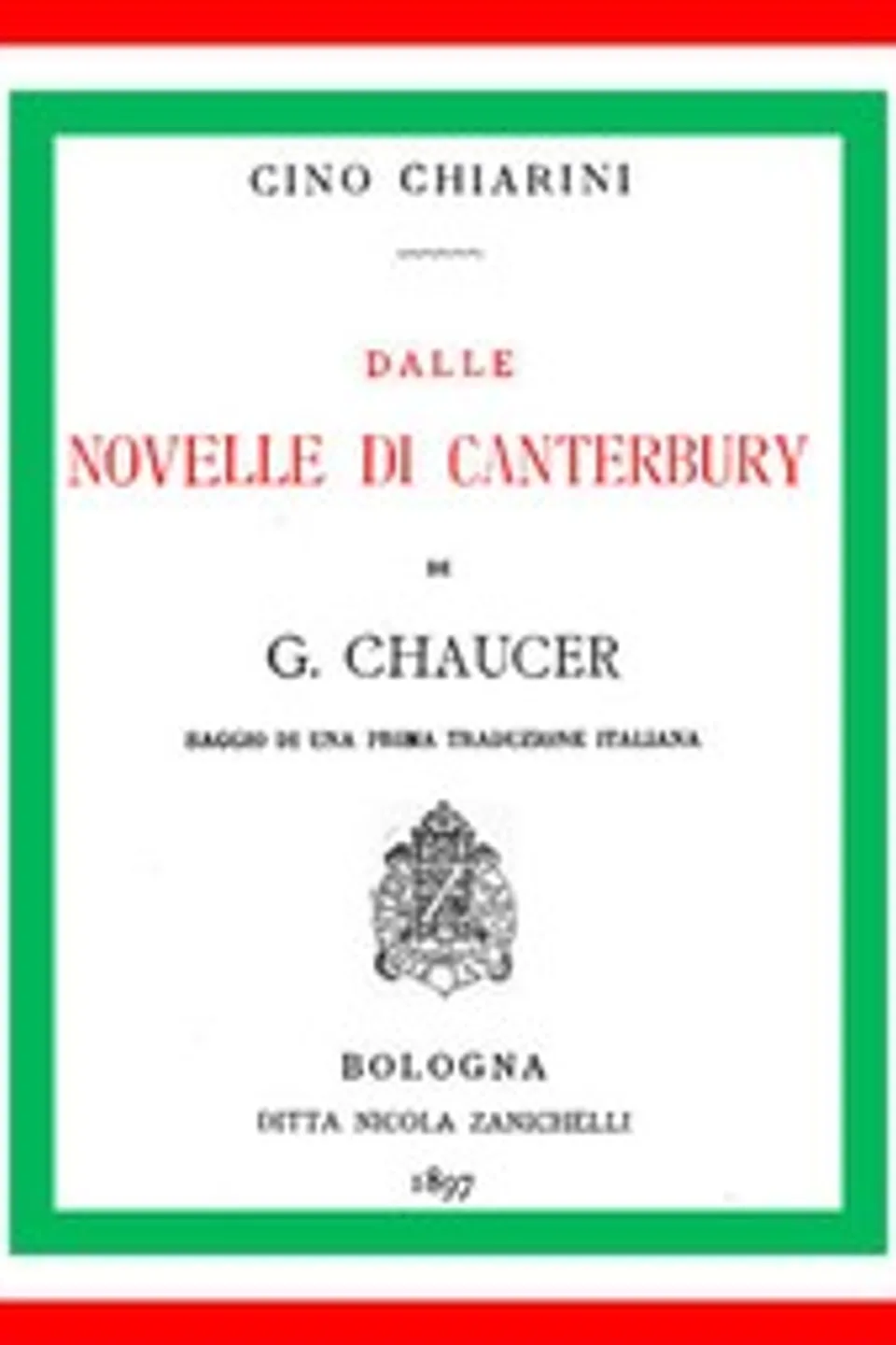 Dalle Novelle di Canterbury, Geoffrey Chaucer