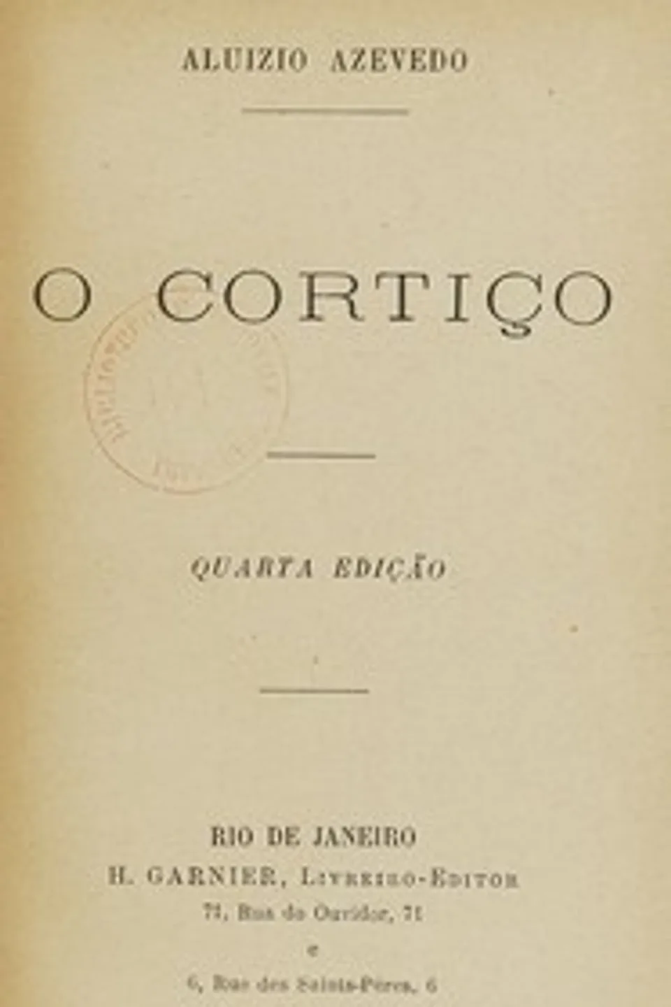 O Cortiço, Aluísio Azevedo