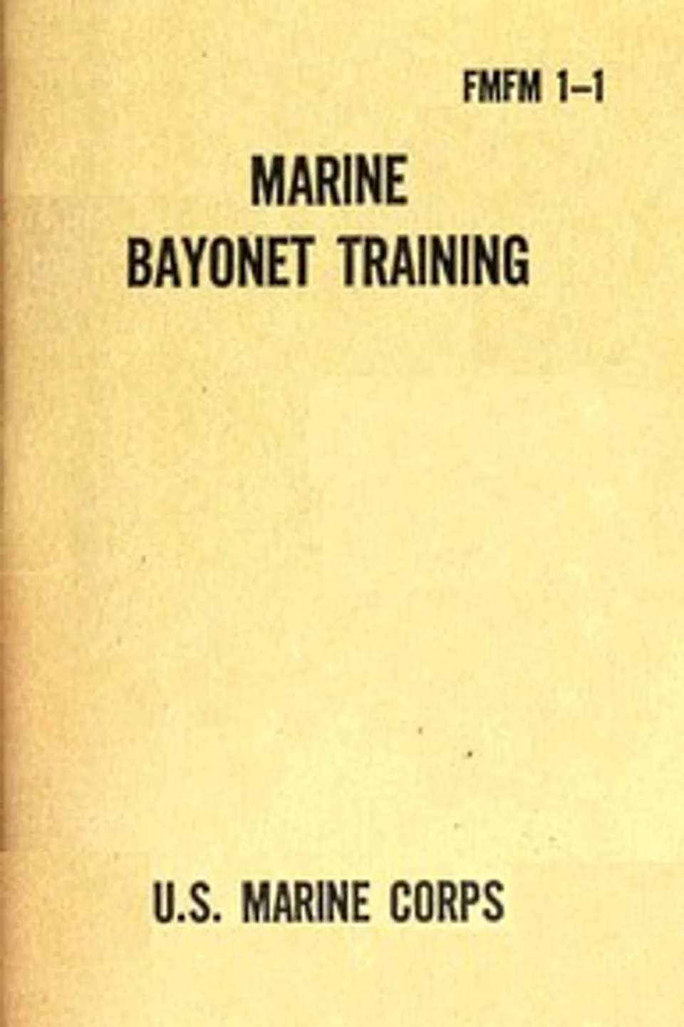 Marine bayonet training, United States. Marine Corps