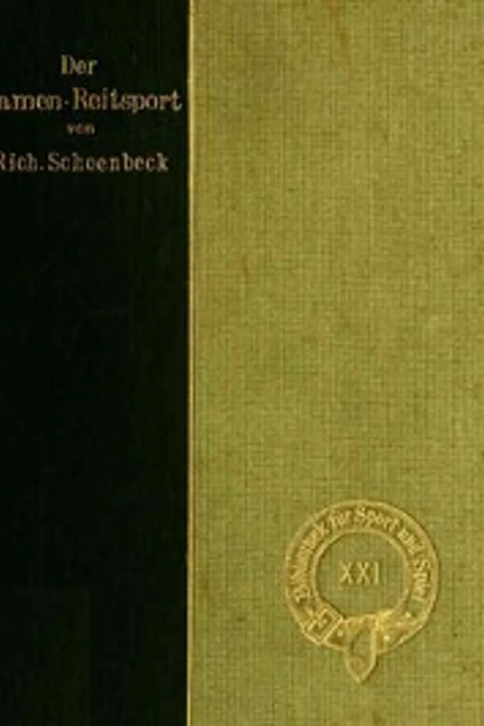 Der Damen-Reitsport, Richard Schoenbeck