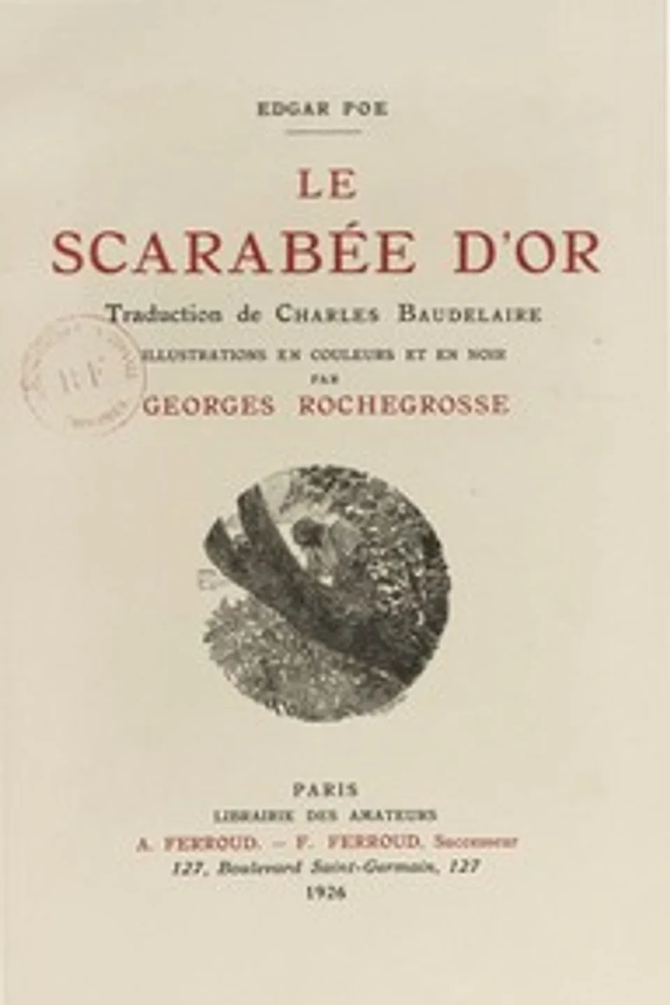 Le scarabée d'or, Edgar Allan Poe