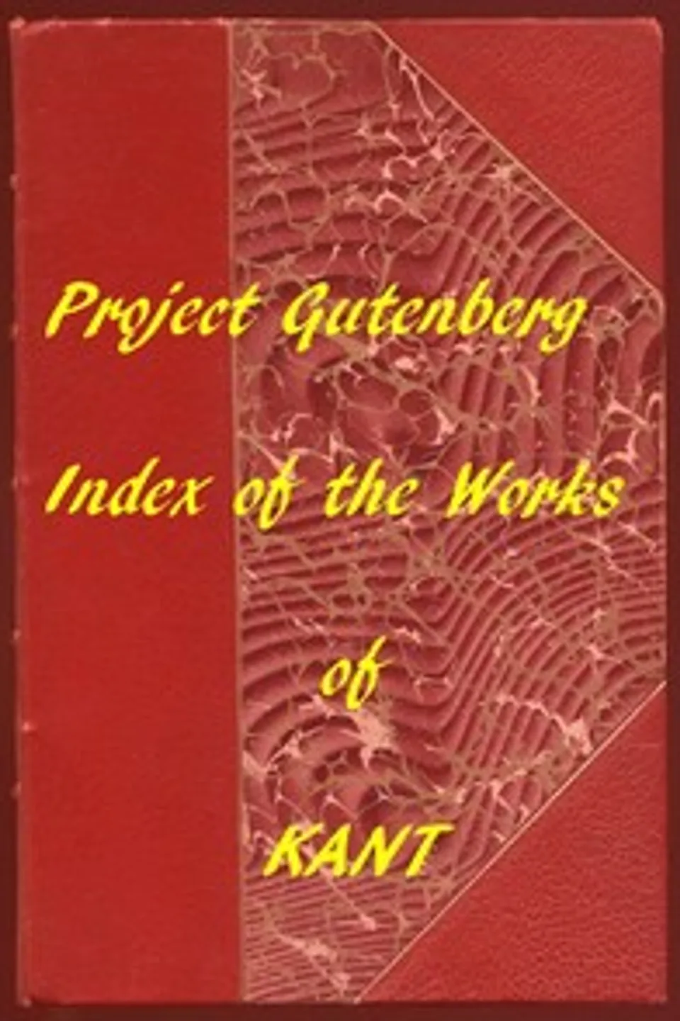 Index of the Project Gutenberg Works of Immanuel Kant, Immanuel Kant